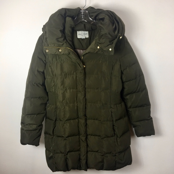 Cole Haan Jackets & Blazers - Cole Haan Olive Green zip up heavy jacket large